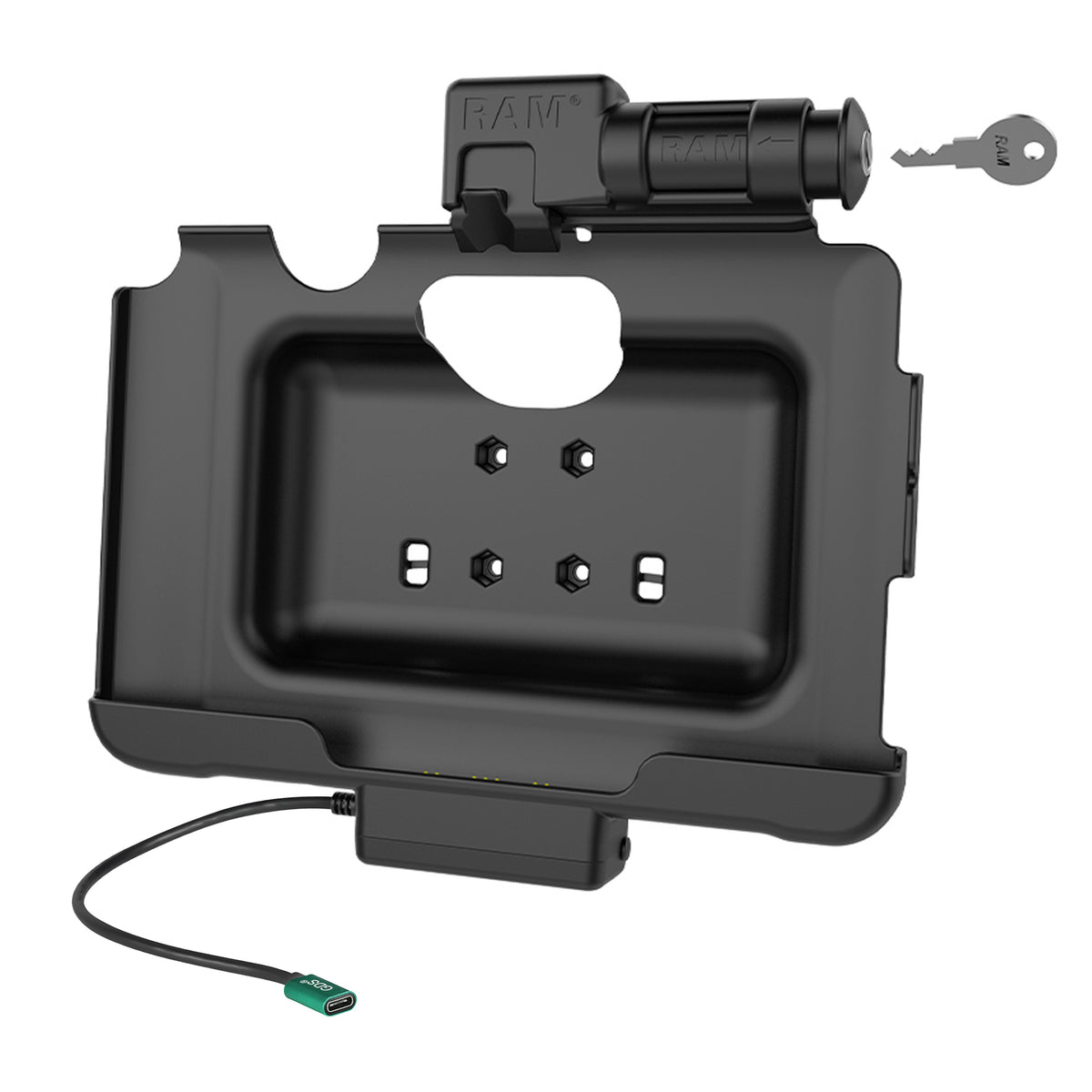 RAM Mounts Locking USB-C Powered Dock for Samsung Tab Active5 Pro and 4 Pro – alternative view