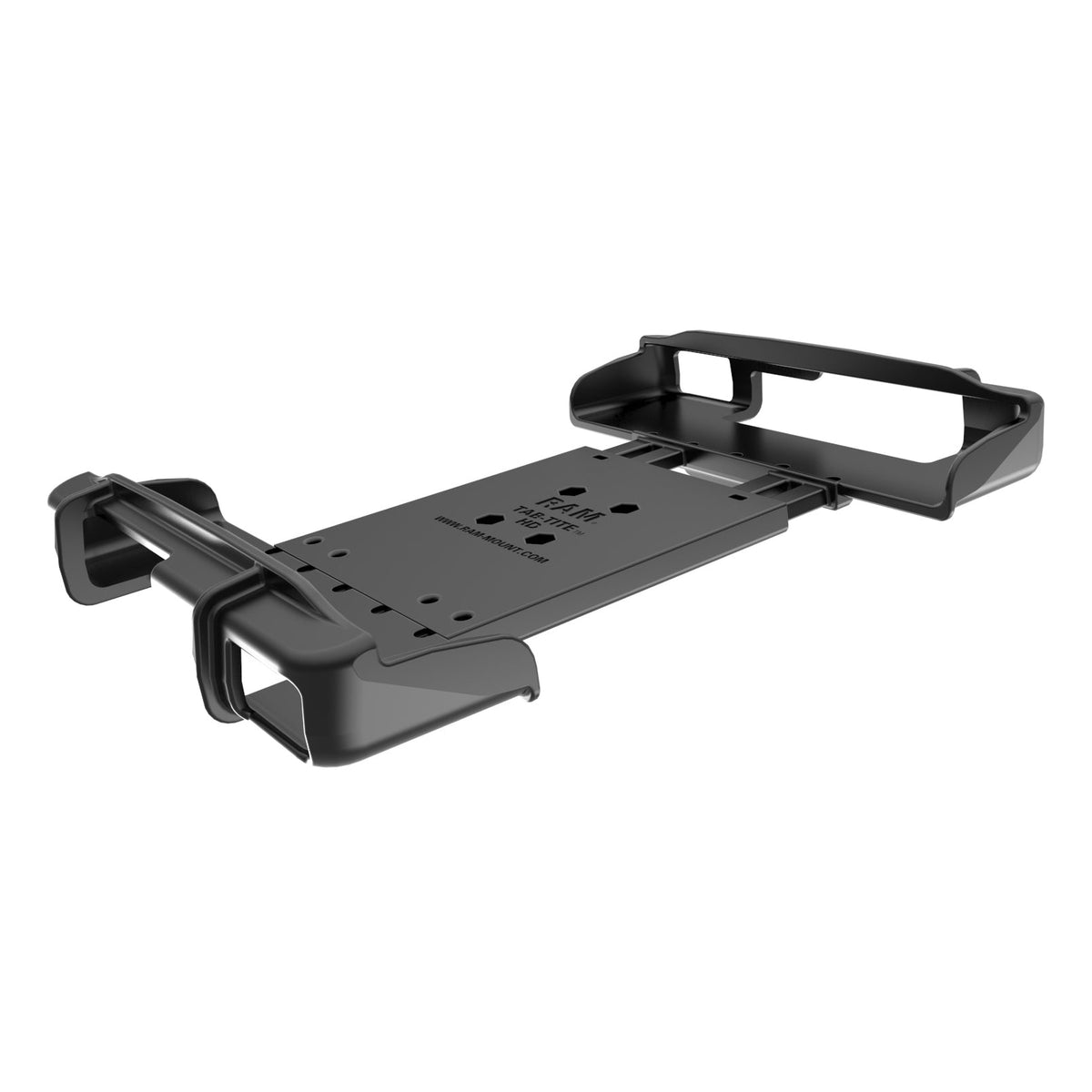 RAM Mounts Tab-Tite holder for 10-11 inch rugged tablets such as Panasonic FZ-G1 – another view