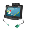RAM Mounts numerolukollinen GDS-virtatelakka kahdella USB-portilla Zebra XSLATE L10:lle (RAM-HOL-ZE15PD2CLU)