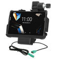 RAM Mounts lukittava Tough-Dock-virtatelakka + USB-A – Zebra ET4x/ET401 8" (Rugged Frame) (RAM-HOL-ZE20PDKLU)