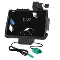 RAM Mounts lukittava Tough-Dock-virtatelakka + 2× USB-A – Zebra ET4x/ET401 10" (Rugged Frame) (RAM-HOL-ZE21PD2KLU)