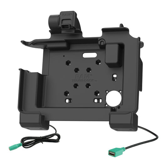 RAM Mounts Power + Data Dock with USB-A & Heated Pins for Zebra ET60 and ET65 – alternative view