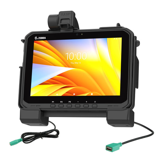 RAM Mounts Power + Data Dock with USB-A for Zebra ET60 and ET65 – main product photo