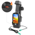 RAM Mounts Form-Fit Powered Dock + USB-A for Zebra TC8300, Heated Pins (RAM-HOL-ZE26PDHU)