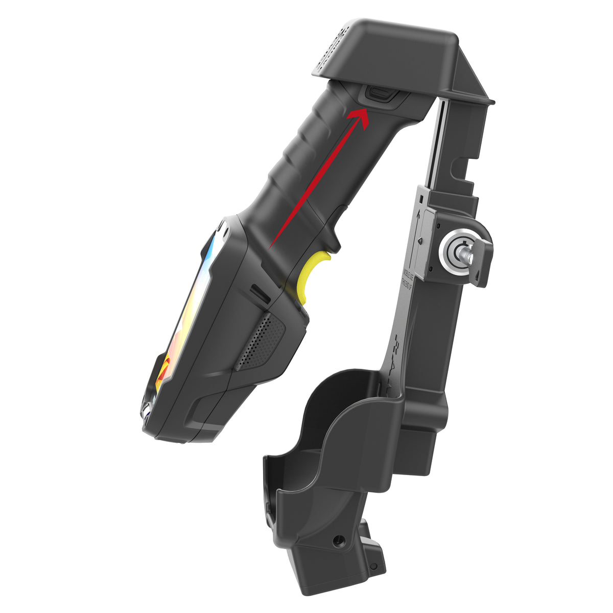 RAM Mounts key-locking Form-Fit powered dock for Zebra TC8300 – further product photo