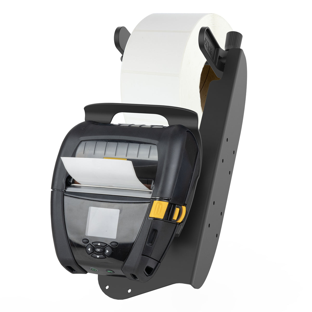 RAM Mounts printer mount with paper feed for Zebra ZQ630 series – product photo