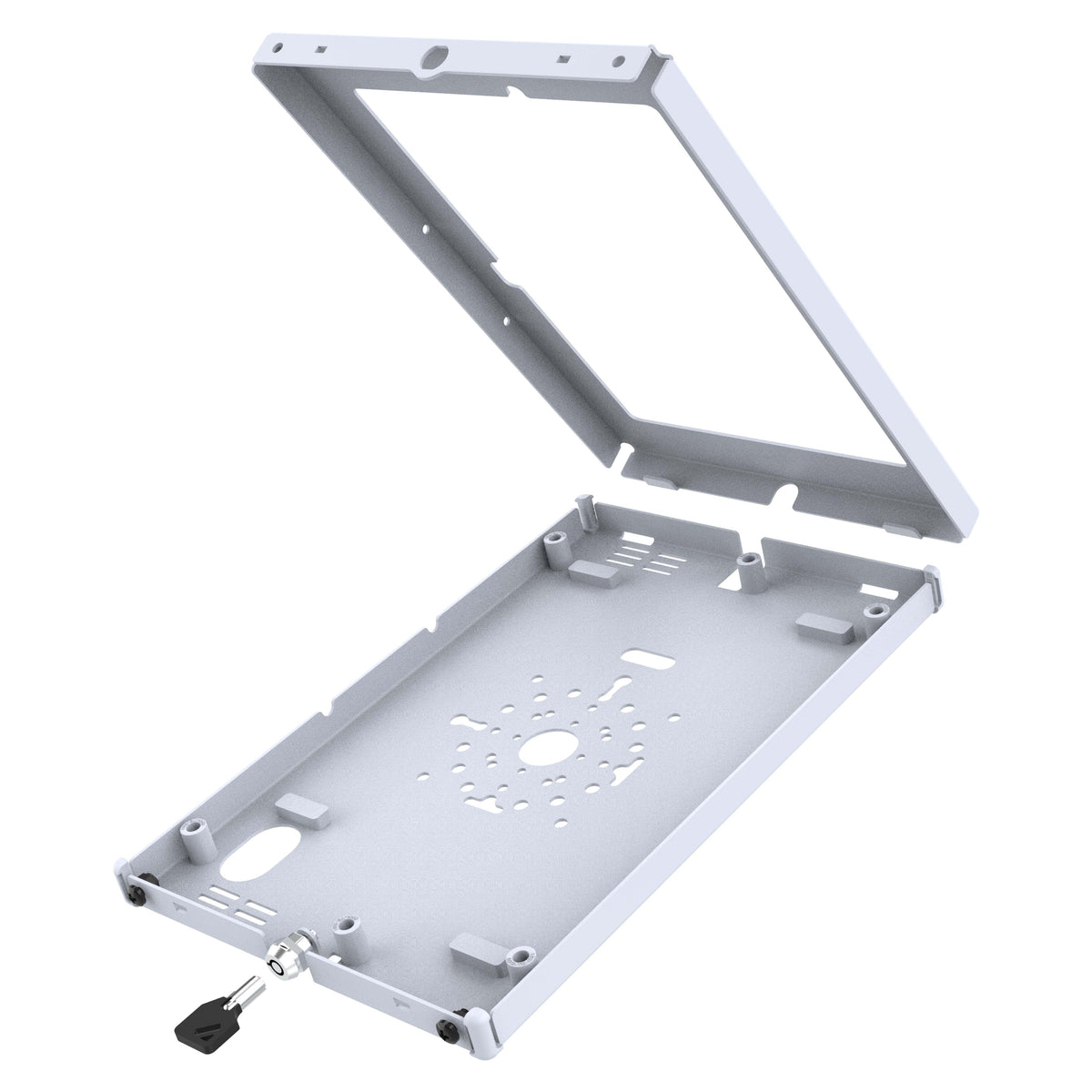 RAM Mounts key-locking steel Safe-Case for Samsung Galaxy Tab S9 and S9 FE in grey – further view