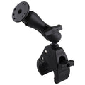 RAM Mounts Tough-Claw Large Clamp Double Ball Mount with Round Plate, C-Size (RAP-401-202U)