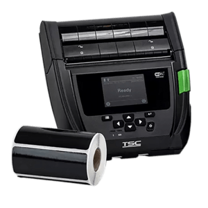 TSC Thermaflex Tarrat, label roll, thermal transfer ribbon, TSC, synthetic, hartsi, W 102mm, H 63.5mm, rolls/box 50 rolls/box (DT-400250-BPR)