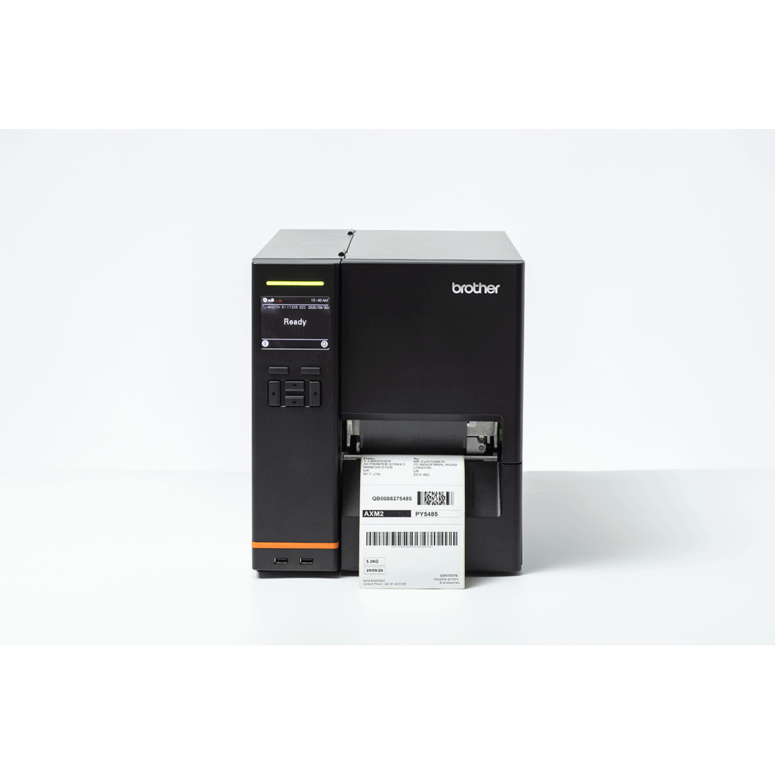 Brother TJ-4520TN industrial label printer – printing labels