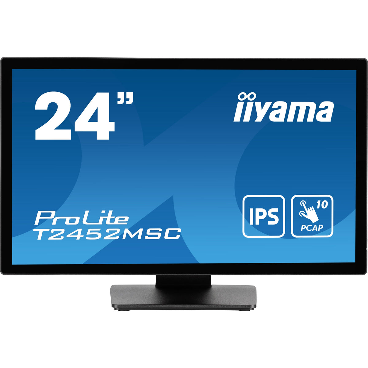 iiyama ProLite T2452MSC-B1 24-inch touch monitor – detail view