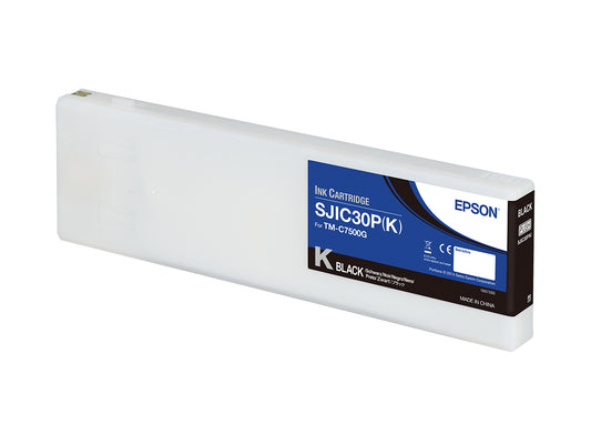 Epson SJIC30P(K) black ink cartridge C33S020639 for ColorWorks C7500G