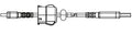 Zebra USB-kaapeli, A – mini-B, vedonpoistolla, QLn/ZQ600-malleihin (P1031365-055)