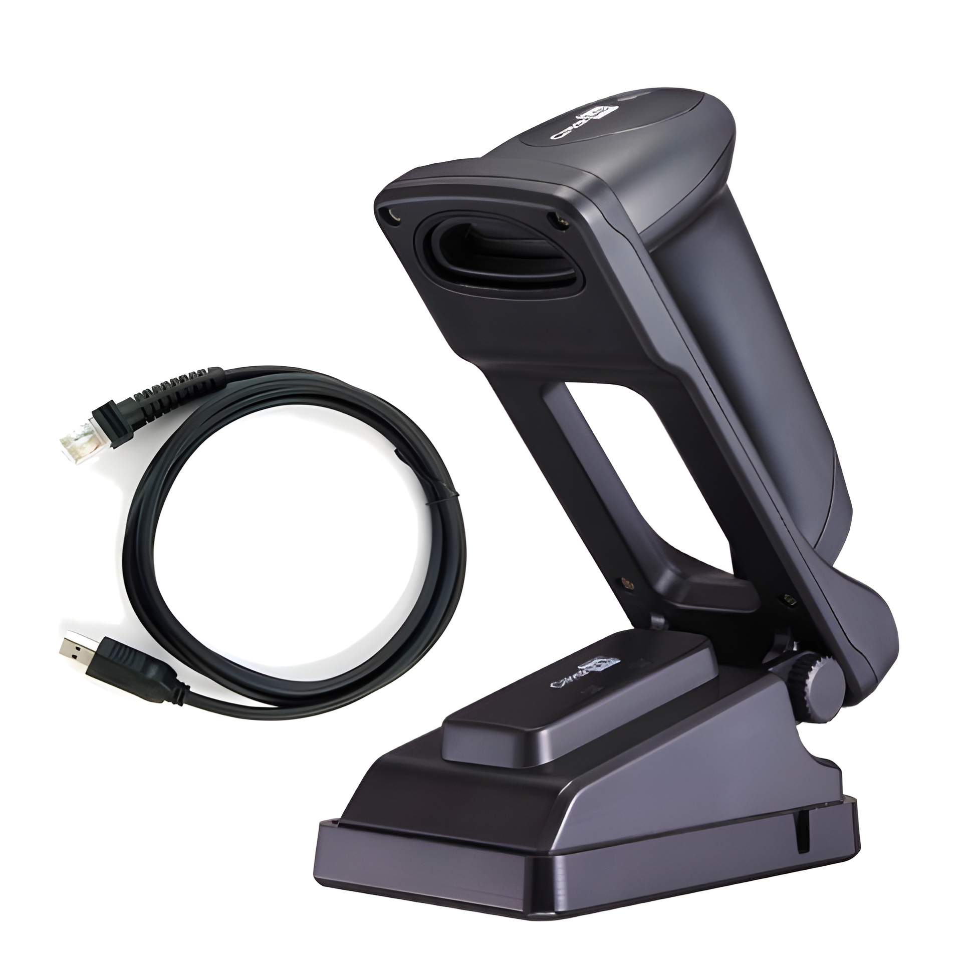 CipherLab 1504 Barcode Scanner with cable and Smartstand, black (A1504P2BKU001)