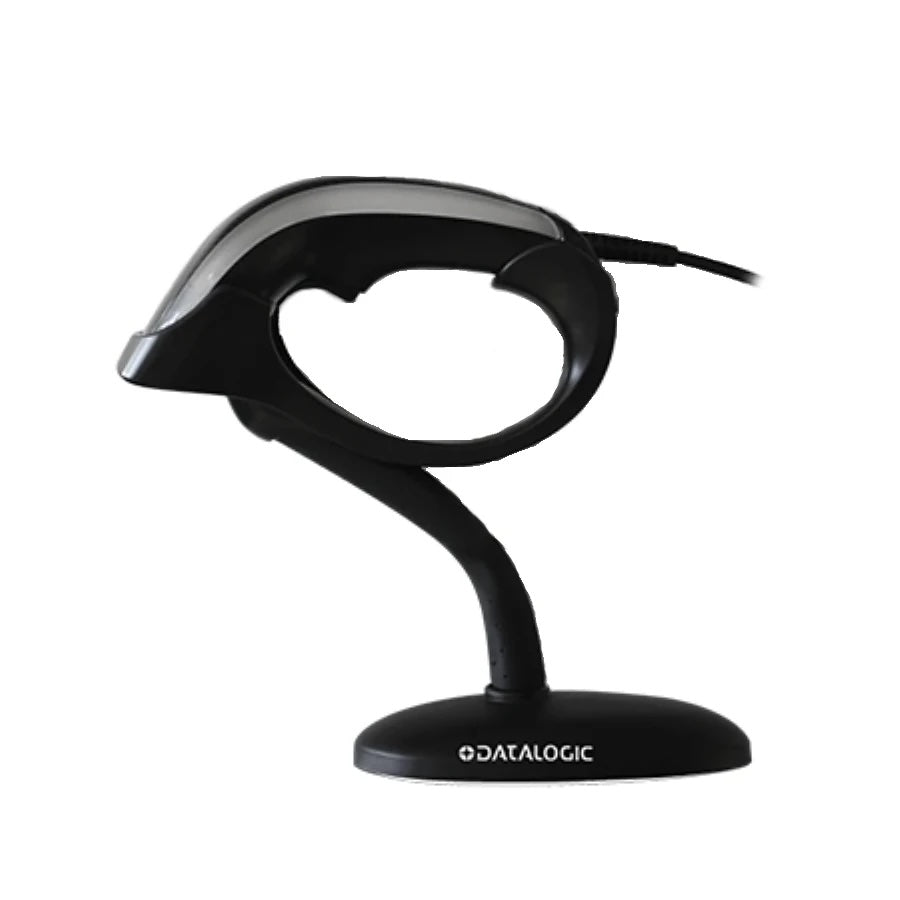 Datalogic Heron HD3430 Barcode Scanner with flex stand, black (HD3430-BKK1S)