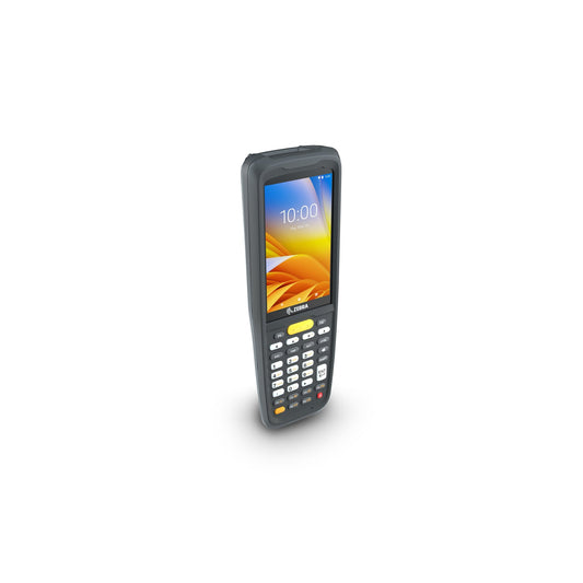 Zebra MC2700 rugged keypad mobile computer, 4G LTE, 34-key function numeric keypad (MC27BK-2B3S3RW) – angled view
