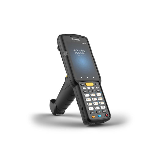 Zebra MC3300x rugged keypad mobile computer, pistol grip, 29-key numeric keypad (MC330L-GE2EG4RW) – front view