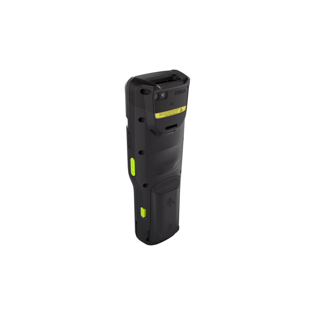 Zebra MC3400 rugged keypad mobile computer, straight shooter, 29-key numeric keypad (MC3401-0S1R62SS-A6) – back view