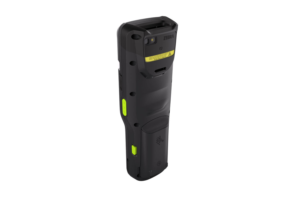 Zebra MC3400 rugged keypad mobile computer, straight shooter, 29-key numeric keypad (MC3401-0S1P62SS-A6) – back view
