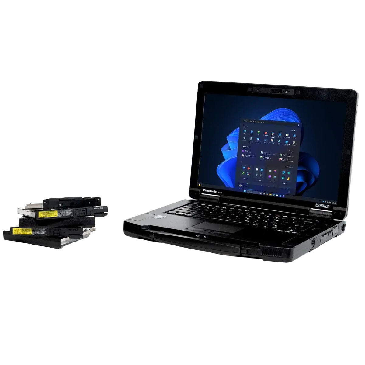 Panasonic TOUGHBOOK 56 FZ-56AZ001B4 with interchangeable xPAK expansion modules for the modular rugged laptop