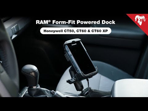 RAM Mounts Combo-Locking Form-Fit Powered Dock for Honeywell CT50, CT60 & CT60 XP (RAM-HOL-HON7CLU) – official RAM Mounts video