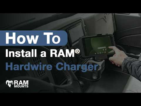 RAM Mounts GDS Hardwire Charger, USB-C PD 45 W, 10–30 V Input (RAM-GDS-CHARGE-V3C-3U) – official RAM Mounts video