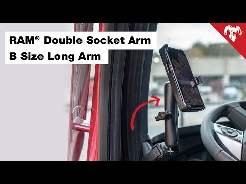 RAM Mounts Double Socket Arm, B-Size, Long 152 mm (RAM-B-201U-C) – official RAM Mounts video