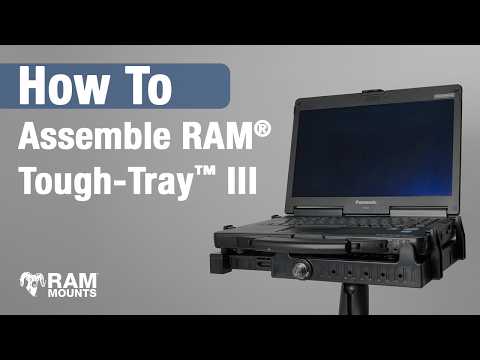 RAM Mounts Tough-Tray III Spring-Loaded Laptop Tray, Lockable (RAM-234-7) – official RAM Mounts video