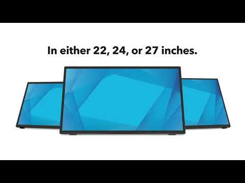 Elo 2270L 21.5" Touch Monitor, PCAP 10-touch, FHD, Anti-Glare, Black (E511214) – official video