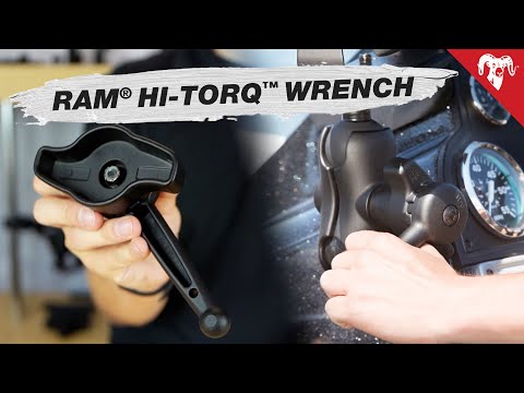 RAM Mounts Hi-Torq Wrench for D-Size Socket Arms (RAM-KNOB9HU) – official RAM Mounts video