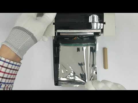 SLP-TX420_How to Install the Ribbon and Paper