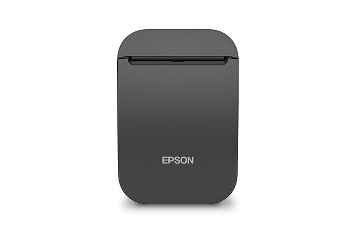 Epson TM-P80II 3-inch mobile receipt printer with autocutter, Bluetooth, USB-C, black (C31CK00121) – front view