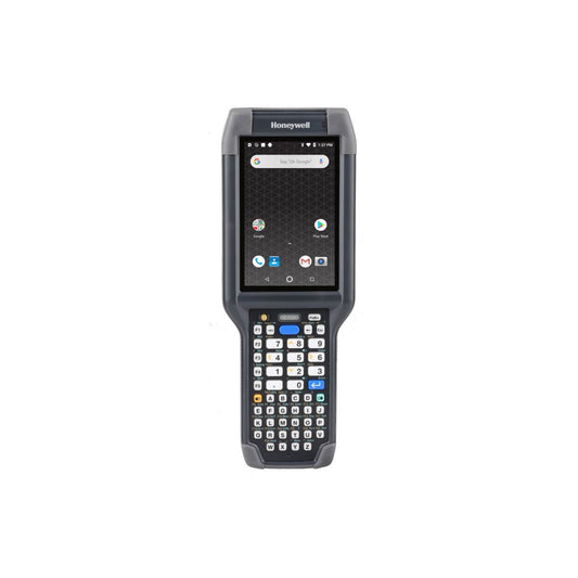 Honeywell CK65 rugged Android mobile computer, 51-key alphanumeric keypad, long range FlexRange 2D imager, Wi-Fi only (CK65-L0N-BLN210E) – front view