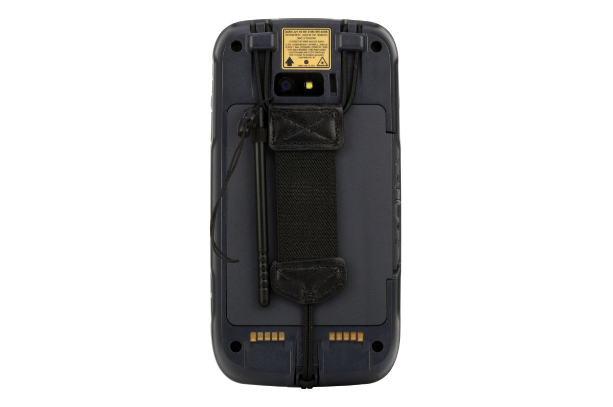 Honeywell CT60 Android mobile computer, 2D imager (CT60-L0N-ASC210E) – back view with hand strap