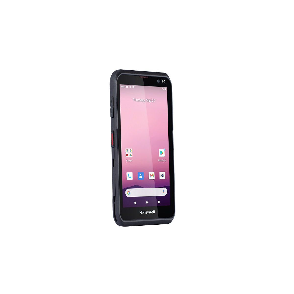 Honeywell ScanPal EDA57 Android mobile computer, 5G, S0703 2D imager (EDA57-11BE91F21RK) – angled view