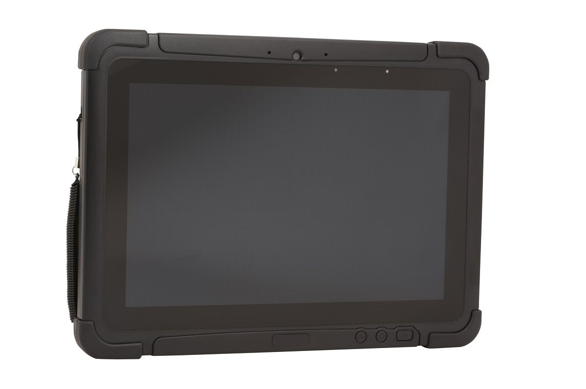 Honeywell RT10A 10.1" rugged Android tablet with N6803 FlexRange imager, Wi-Fi (RT10A-L0N-18C12S0E) – front view