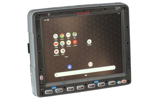 Honeywell Thor VM3A 12.1" Android vehicle-mount computer, cold storage, resistive touch (VM3A-L0N-1A2A20E) – angled view