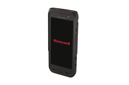 Honeywell CT47 5.5-inch all-touch Android mobile computer, black, FlexRange 2D imager, Wi-Fi only, 6 GB / 128 GB (CT47-X0N-38D100G) – angled view
