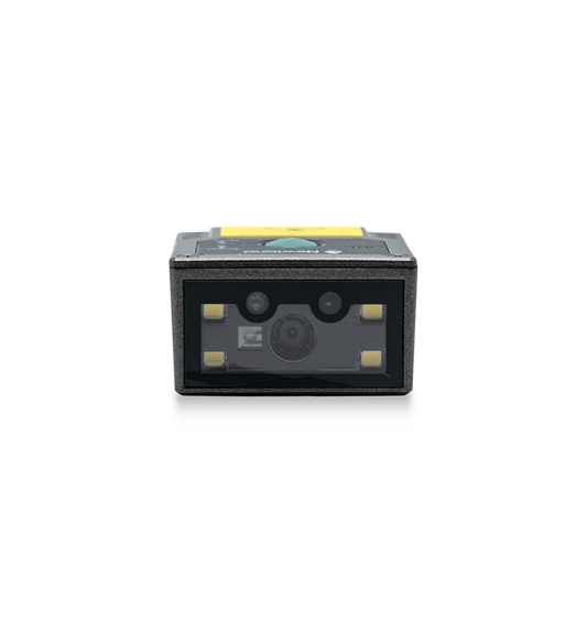 Newland FM430 Barracuda fixed-mount 2D scanner, laser aimer, USB kit (NLS-FM430L-U) – front view of the scan window