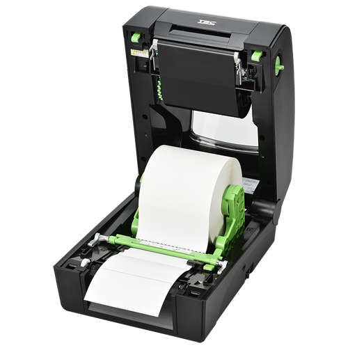 TSC TH240R 4-inch desktop UHF RFID label printer, 203 dpi, touch display, Bluetooth, care label cutter, black (TH240R-A001-0232) – detail view
