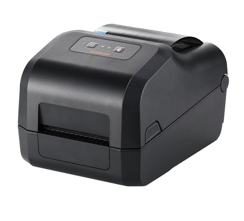 BIXOLON XD5-40IIt 4-inch thermal transfer desktop label printer, black (XD5-40IItK/BEG) – front view