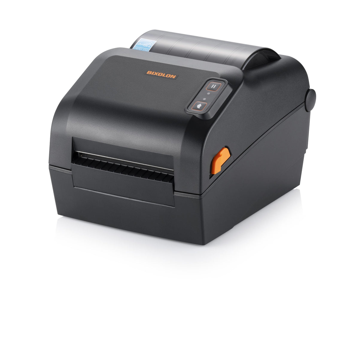 BIXOLON XD5-43IId 4-inch direct thermal desktop label printer, black (XD5-43IIdEK/BEG) – front view
