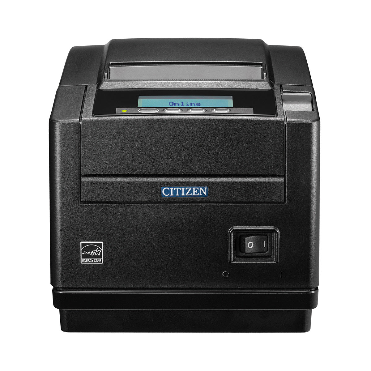 Citizen CT-S801III POS receipt printer, black (CTS801IIIS3NEBPXX) – front view