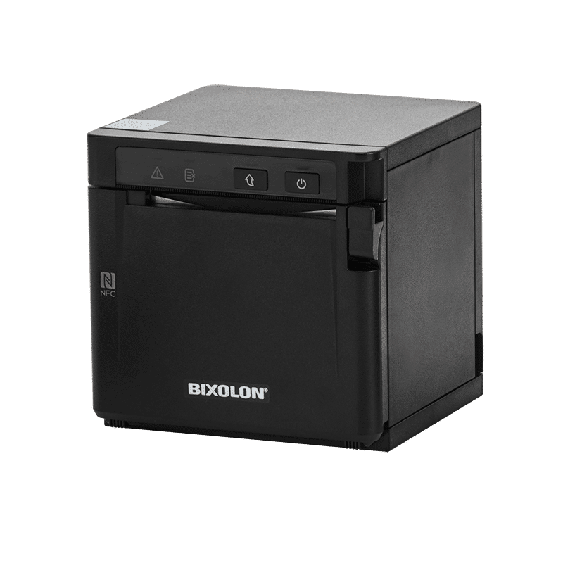 Bixolon SRP-Q300 thermal POS receipt printer with WLAN, black (SRP-Q300WaK/BEG) – front view