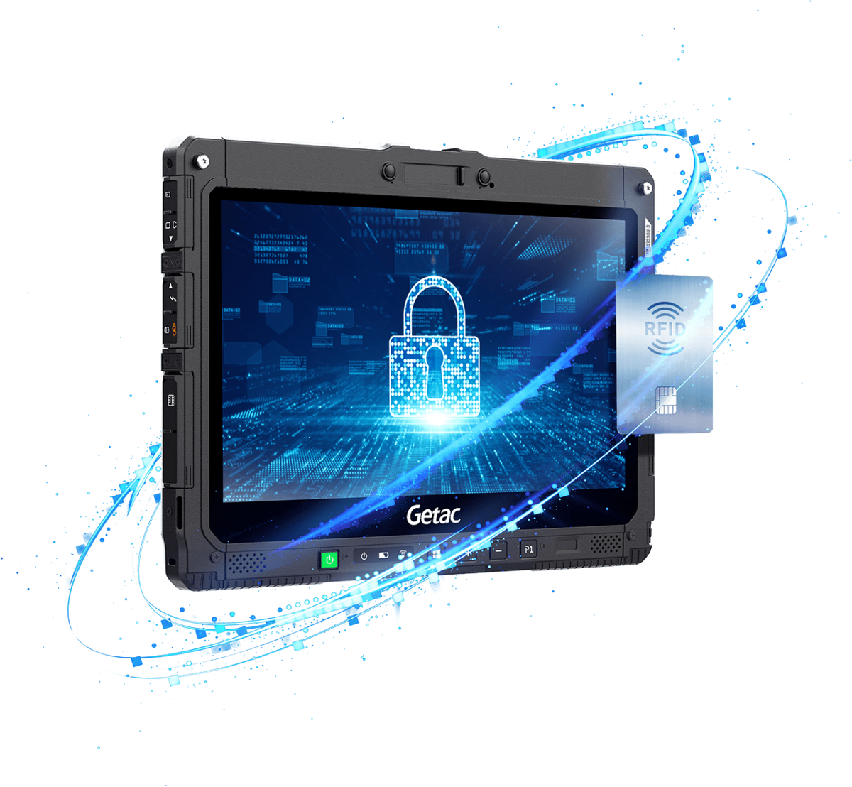 Getac K120 G3 12.5" rugged 2-in-1 tablet (KTB166V8XKEX) – front view