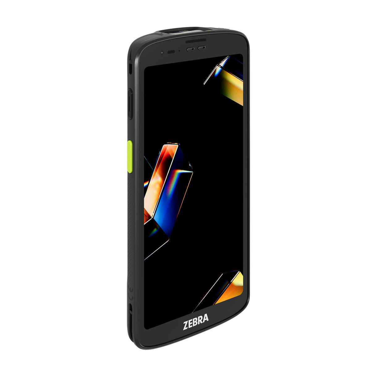 Zebra TC201 TC2010-0S3S6BA00-A6 rugged Android mobile computer – angled front view from the right