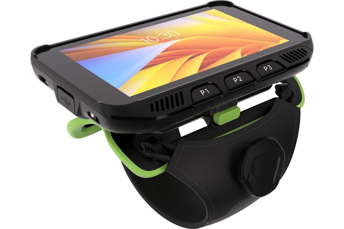 Zebra WT5400 wearable wrist computer, touch-only display (no keypad) (WT0-WT54B-T6DAC1A6) – on wrist strap