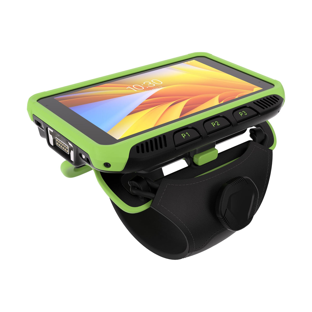 Zebra WT6400 wearable wrist computer, touch-only display (no keypad) (WT0-WT64B-T6DCC2A6) – on wrist strap