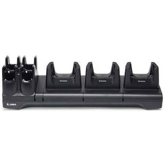 Zebra charging/communication station, 3 paikkaa, ethernet (CRD3S4T-RFD49-UNIV-COM-1R)