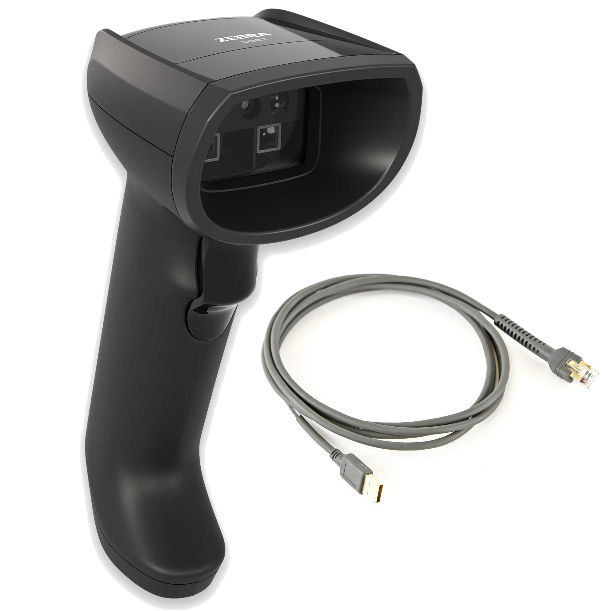 Zebra DS8208 Wired Barcode Scanner with cable, black (DS8208-SR4U2104ZVW)